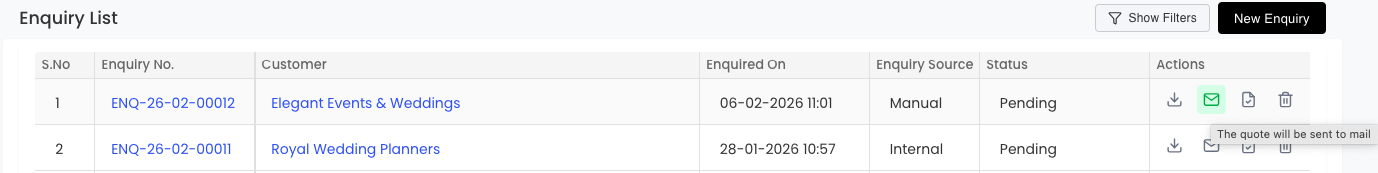 Email Quote Confirmation